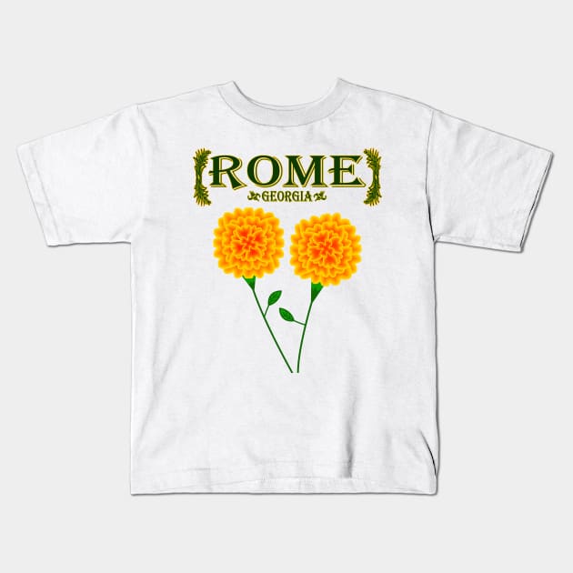 Rome Georgia Kids T-Shirt by MoMido